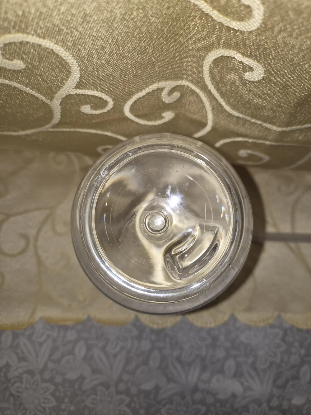 Acrylic Tumbler with Straw - White Pattern Plastic
